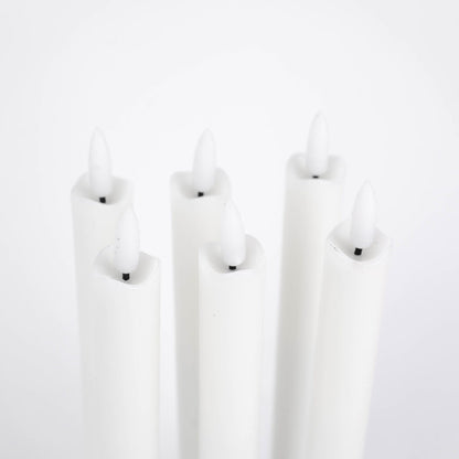 Genopladelige vokslys – 6 pak