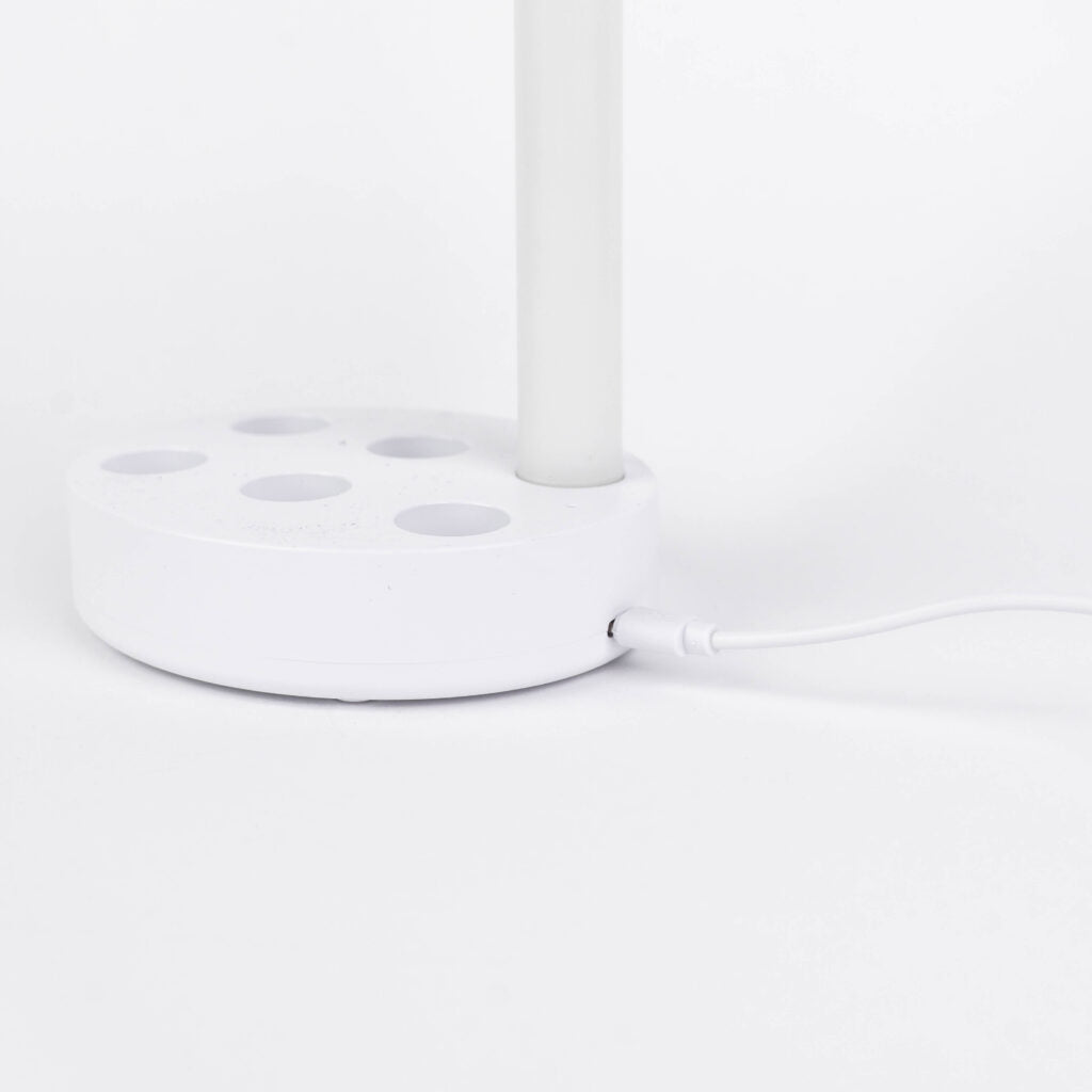 Genopladelige vokslys – 6 pak